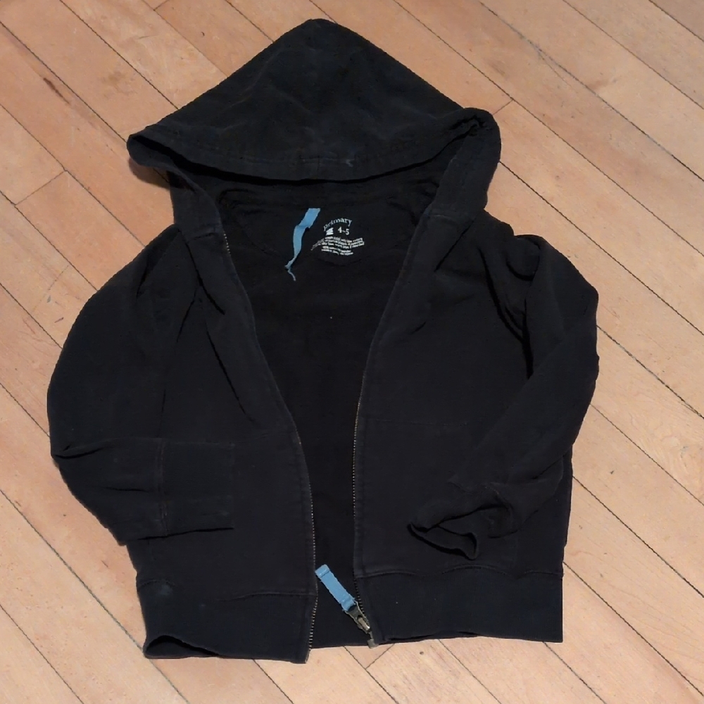 Primary Black Kids' Hoodie